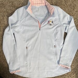 Ryder Cup Light Blue Quarter-Zip Pullover